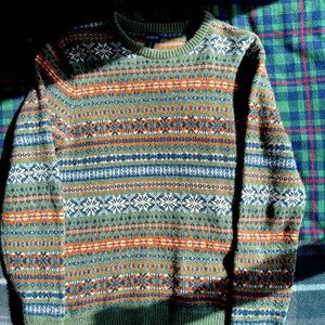 J Crew Fair Isle Sweater - Medium
